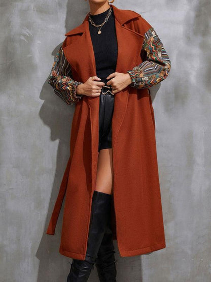 Women's Lapel Loose Woolen Coat-women-coat-LeStyleParfait