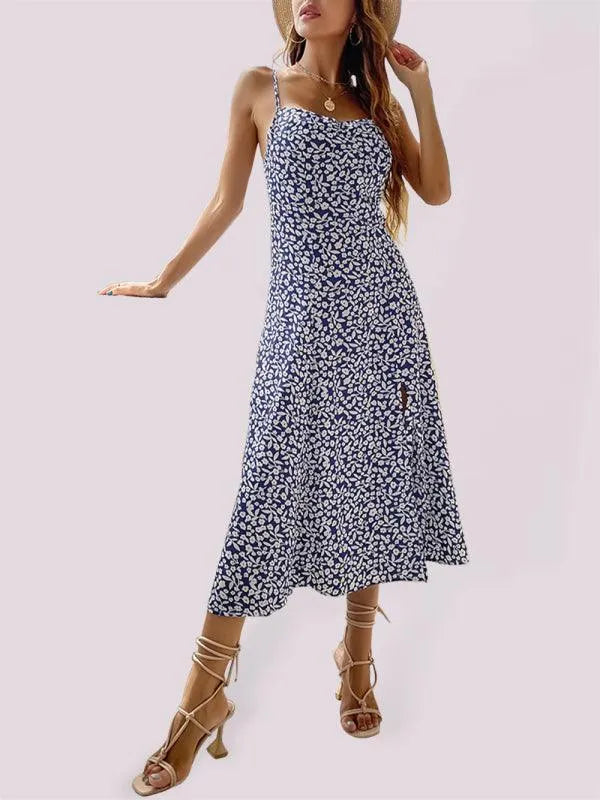 Womens Printed Sun Dress - Sun Dress - LeStyleParfait