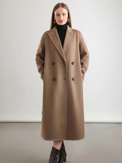 Women's Winter Wool Wrap Coat-women-coat-LeStyleParfait