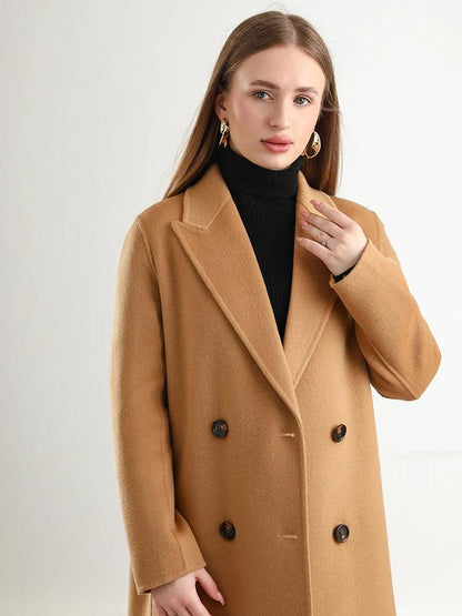 Women's Winter Wool Wrap Coat-women-coat-LeStyleParfait