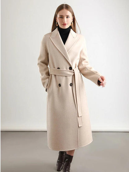 Women's Winter Wool Wrap Coat-women-coat-LeStyleParfait