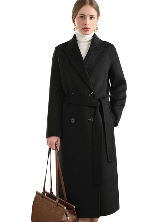 Women's Winter Wool Wrap Coat-women-coat-LeStyleParfait