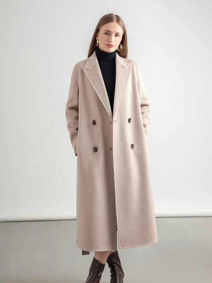 Women's Winter Wool Wrap Coat-women-coat-LeStyleParfait